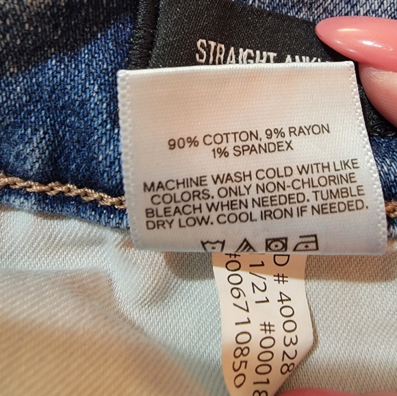 Express Straight Ankle High Rise Jeans Sz4P - Picture 5 of 6